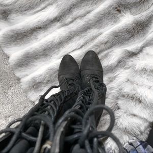 Shoes - Over the Knee Lace Up Boots Shoes - Over the Knee Lace Up Boots